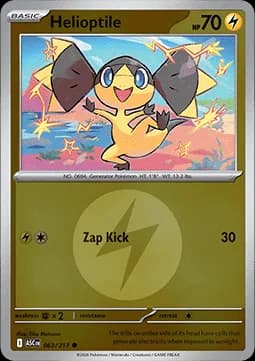 Helioptile #063 Non Holo — Ascended Heroes