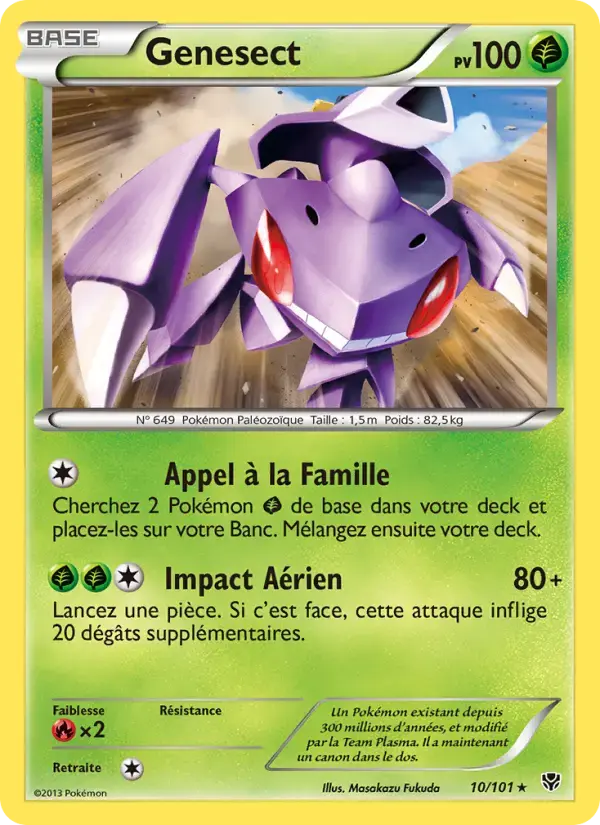 Carte Pokémon Genesect #10 — Explosion Plasma