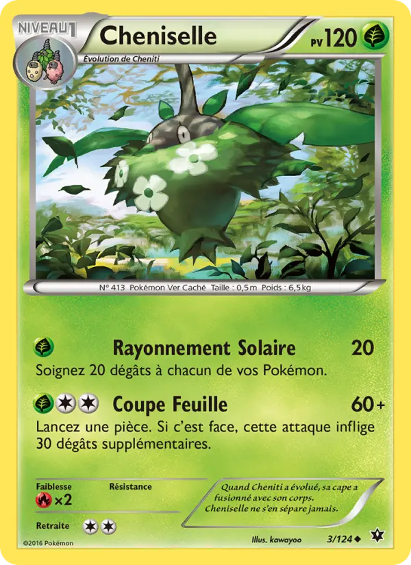 Carte Pokémon Cheniselle #3 — Impact des Destins