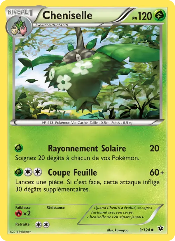 Carte Pokémon Cheniselle #3 — Impact des Destins