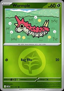 Wurmple #011 Non Holo — Ascended Heroes