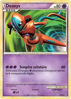 Carte Pokémon Deoxys #2 — L'Appel des Légendes