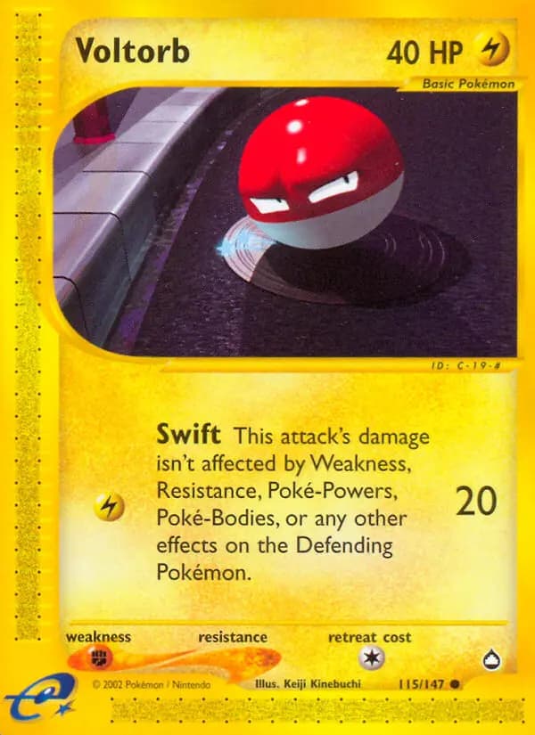 Voltorb #115 — Aquapolis