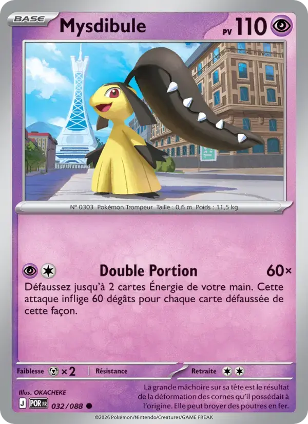 Carte Pokémon Mysdibule #032 — Équilibre Parfait