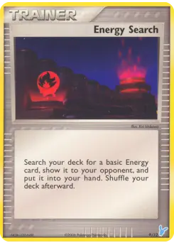 Carte Pokémon Energy Search #9 — Kit du Dresseur EX 2 (Négapi)
