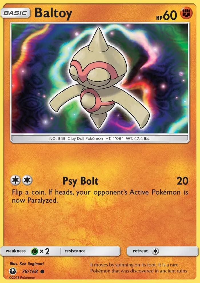 Baltoy #78 — Celestial Storm