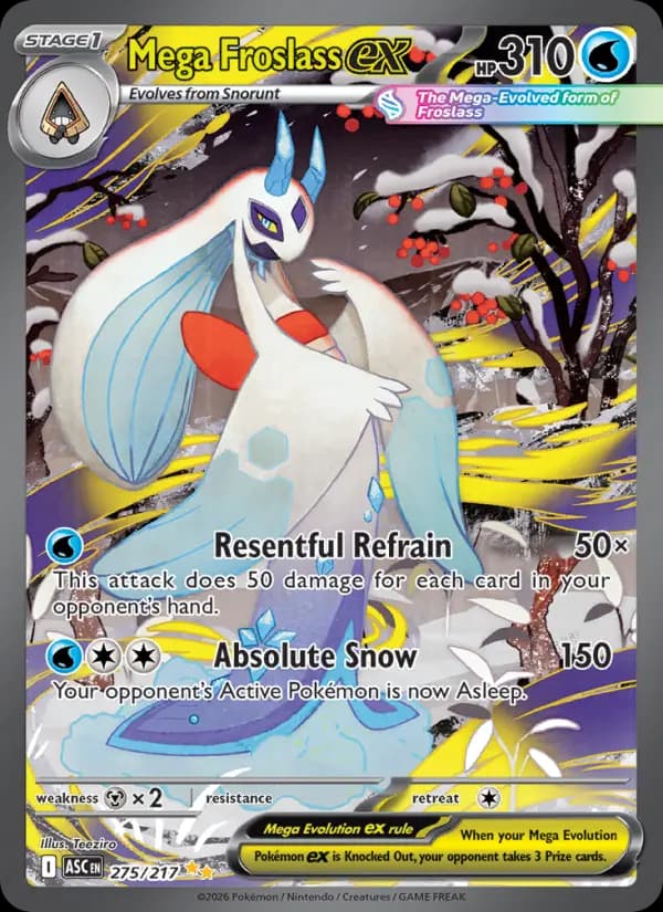 Mega Froslass ex #275 — Ascended Heroes
