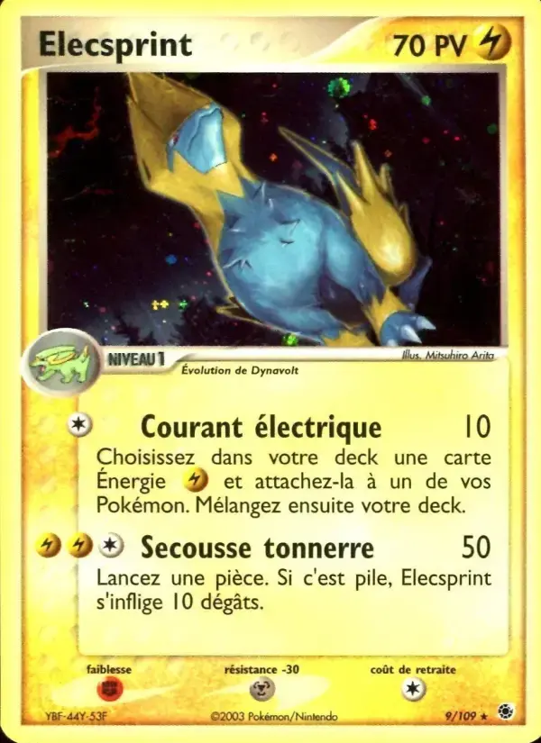 Carte Pokémon Elecsprint #9 — Rubis & Saphir