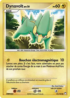 Carte Pokémon Dynavolt #81 — Trésors Mystérieux