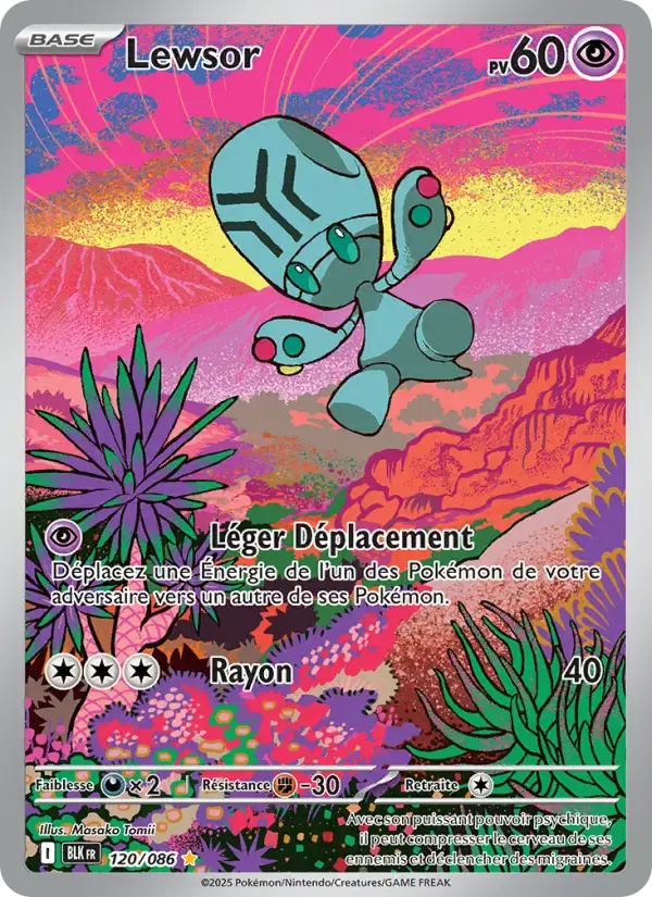 Carte Pokémon Lewsor #120 — Foudre Noire