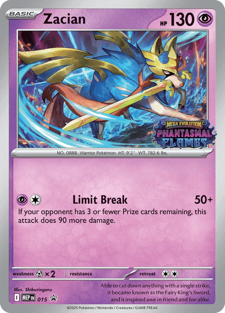 Zacian #015 — Mega Evolution Promos