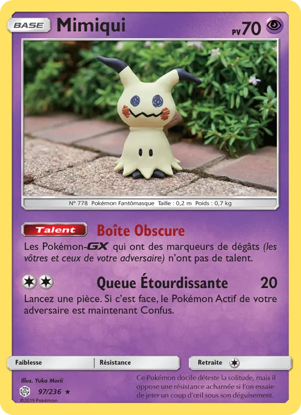 Carte Pokémon Mimiqui #97 — Éclipse Cosmique