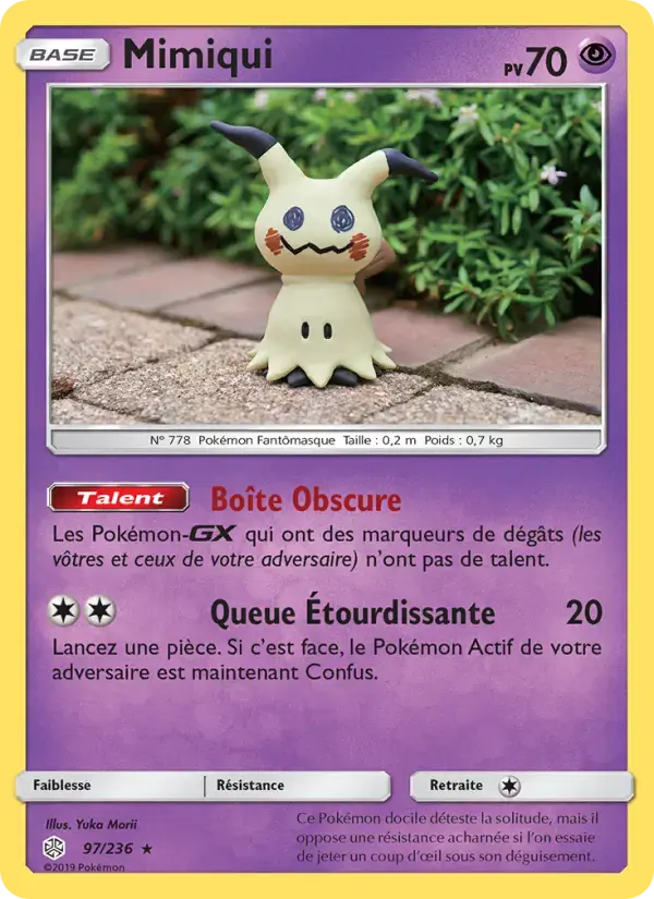 Carte Pokémon Mimiqui #97 — Éclipse Cosmique