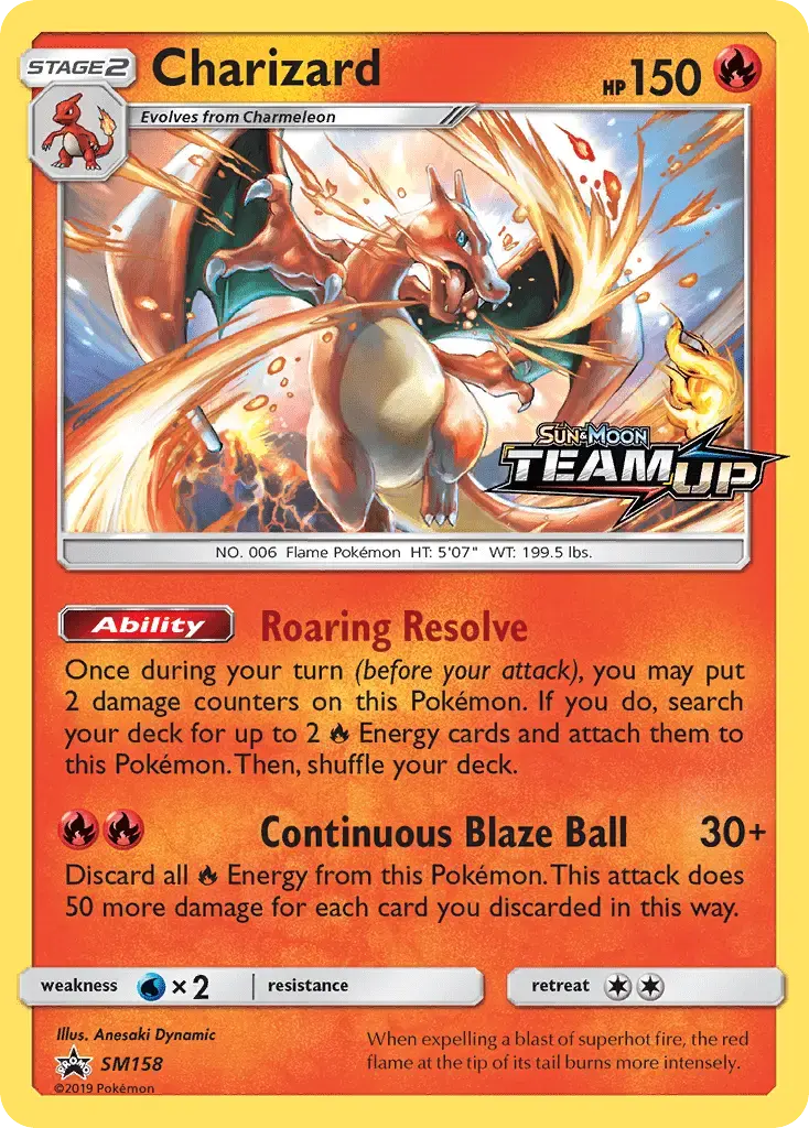 Charizard #SM158 — Sun & Moon Promos