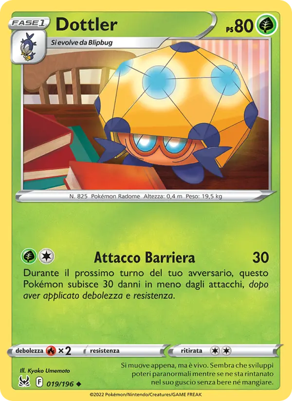 Carte Pokémon Coléodôme #019 — Origine Perdue