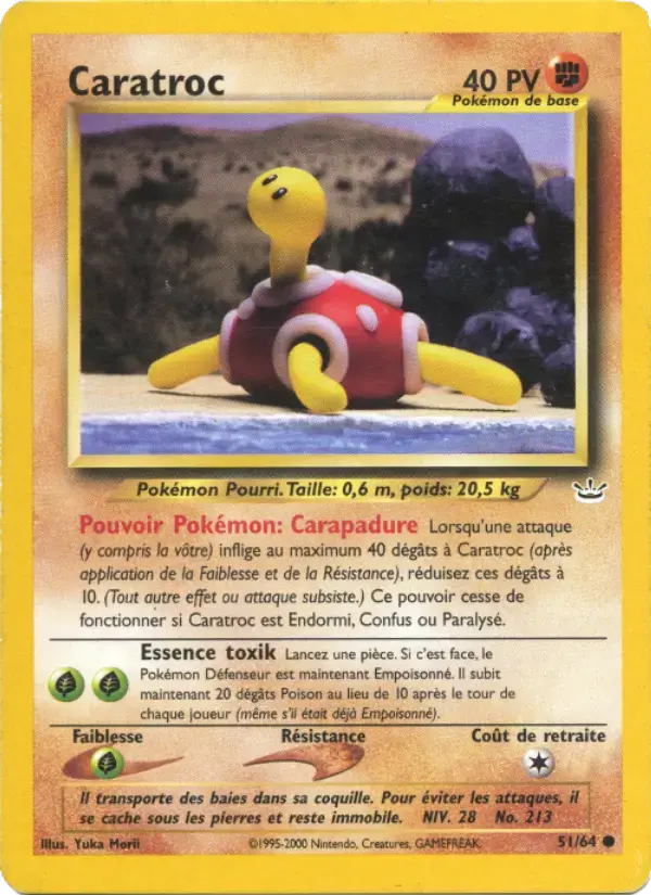 Carte Pokémon Caratroc #51 — Neo Revelation