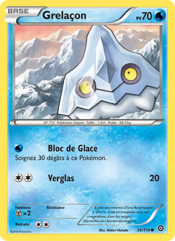 Carte Pokémon Grelaçon #36 — Offensive Vapeur