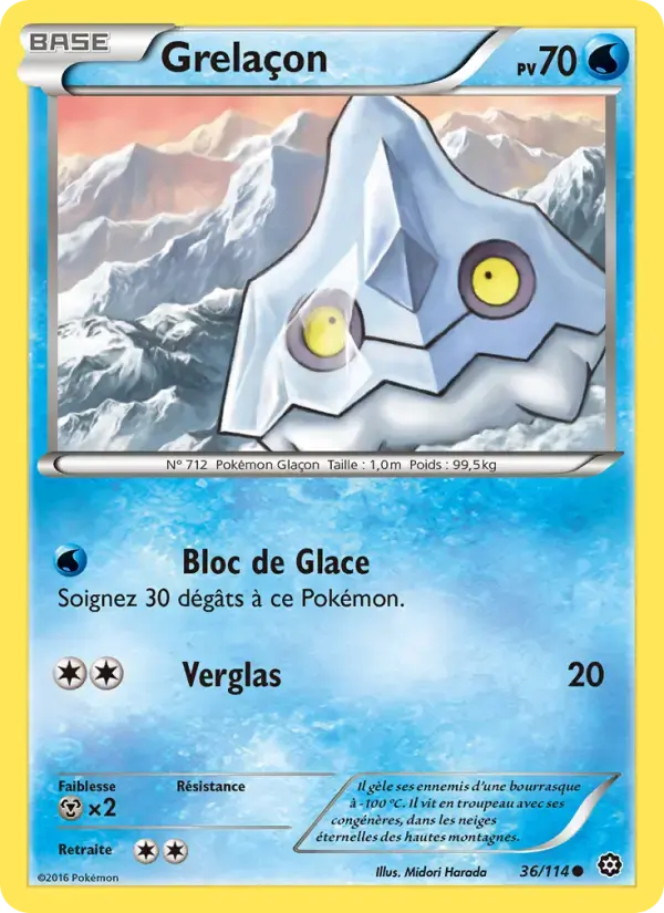 Carte Pokémon Grelaçon #36 — Offensive Vapeur
