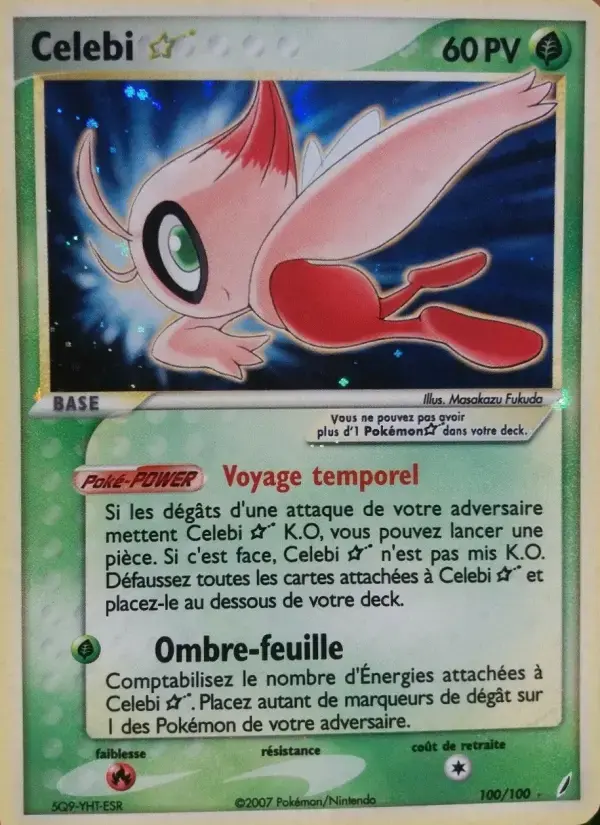 Carte Pokémon Celebi #100 — Gardiens de Cristal