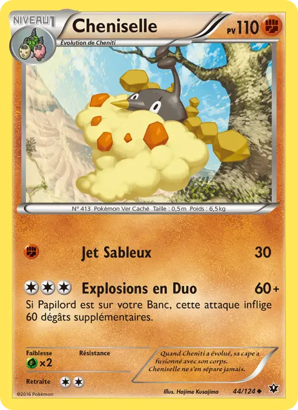 Carte Pokémon Cheniselle #44 — Impact des Destins