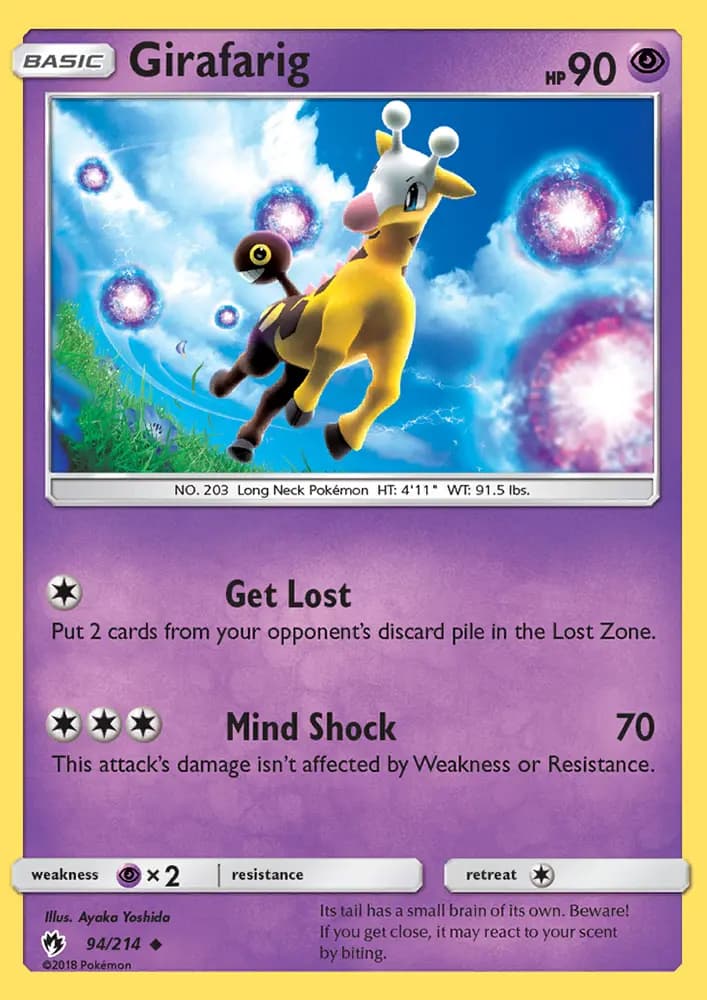Girafarig #94 — Lost Thunder