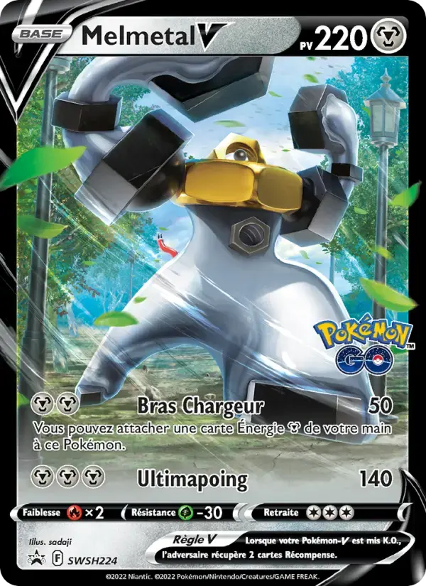 Carte Pokémon Melmetal V #SWSH224 — Promos Épée et Bouclier