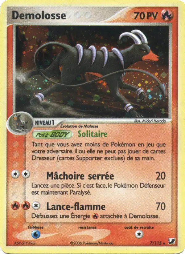 Carte Pokémon Demolosse #7 — Forces Cachées