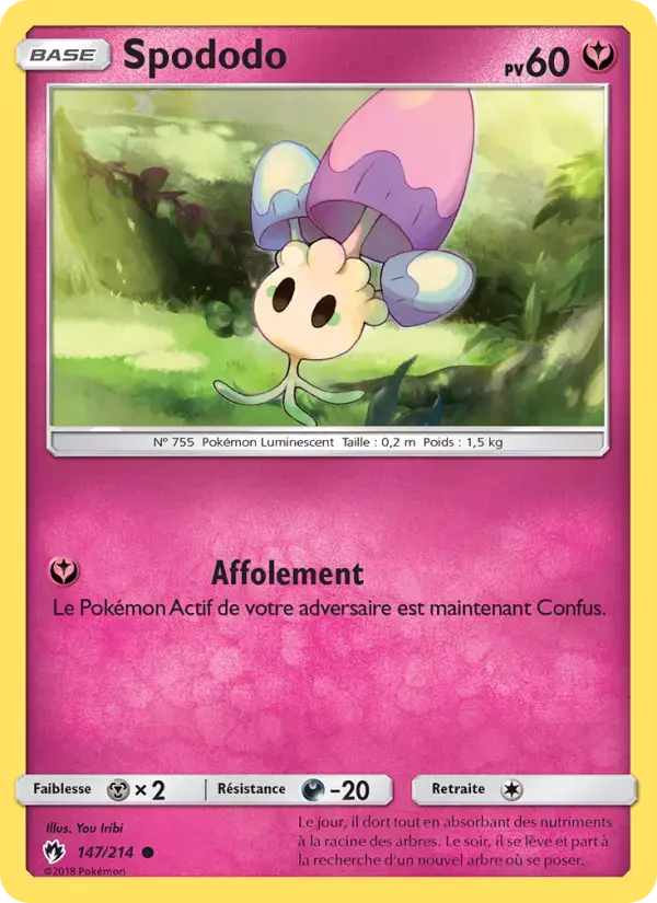 Carte Pokémon Spododo #147 — Tonnerre Perdu
