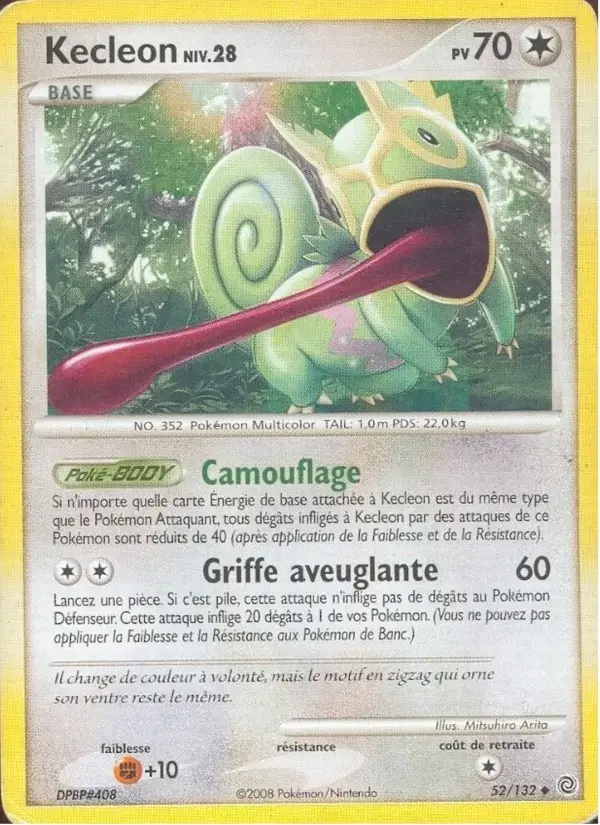 Carte Pokémon Kecleon #52 — Merveilles Secrètes