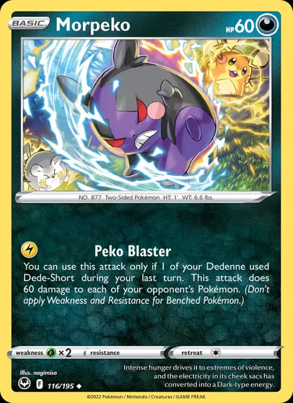 Morpeko #116 — Silver Tempest