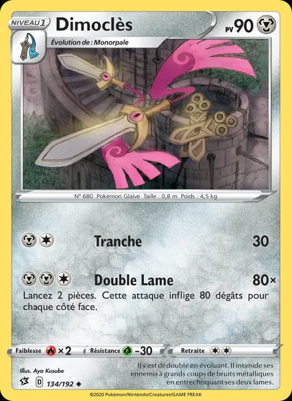 Carte Pokémon Dimoclès #134 — Clash des Rebelles