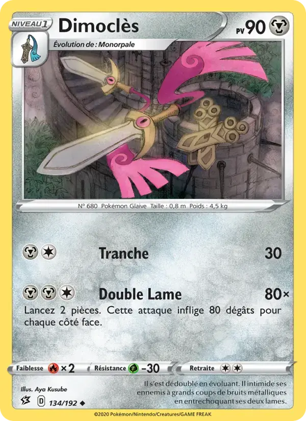 Carte Pokémon Dimoclès #134 — Clash des Rebelles