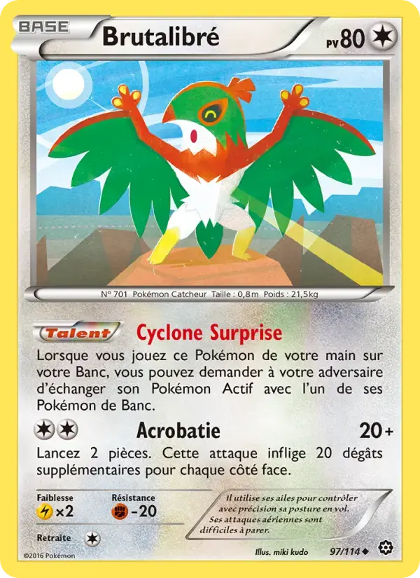 Carte Pokémon Brutalibré #97 — Offensive Vapeur