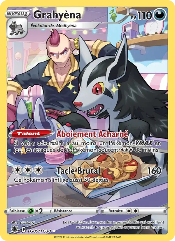 Carte Pokémon Grahyèna #TG09 — Astres Radieux