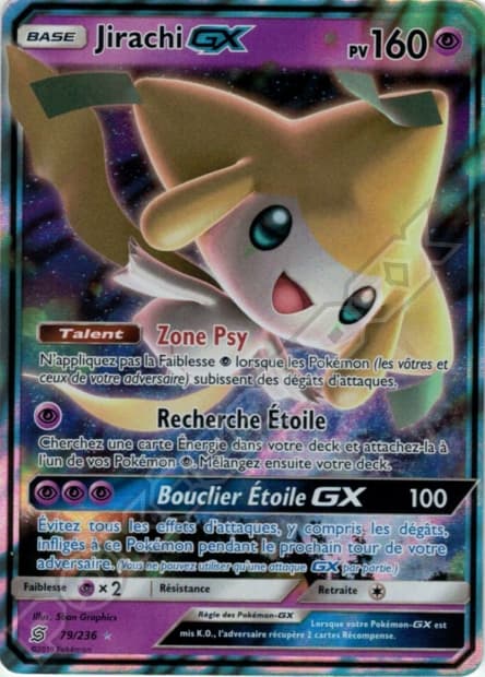 Carte Pokémon Jirachi GX #79 — Harmonie des Esprits