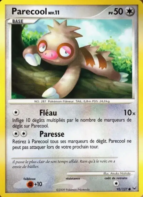 Carte Pokémon Parecool #95 — Platine