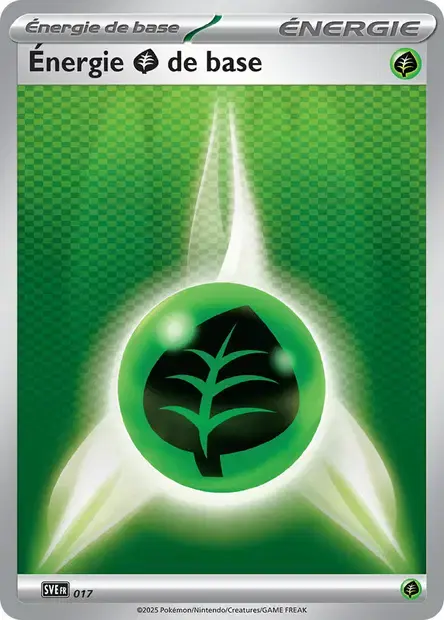Carte Pokémon Énergie Plante #017 — Énergies Écarlate et Violet