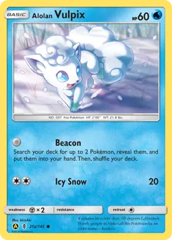 Carte Pokémon Alolan Goupix #21a — Gardiens Ascendants