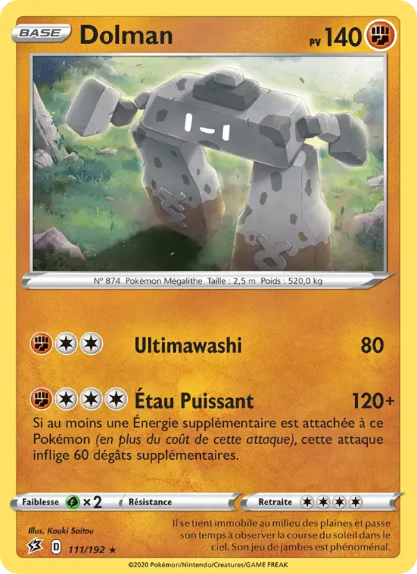 Carte Pokémon Dolman #111 — Clash des Rebelles