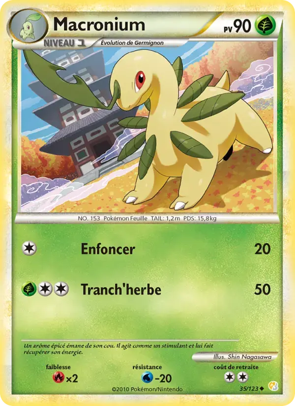Carte Pokémon Macronium #35 — HeartGold SoulSilver