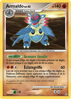 Carte Pokémon Armaldo #18 — Éveil des Légendes