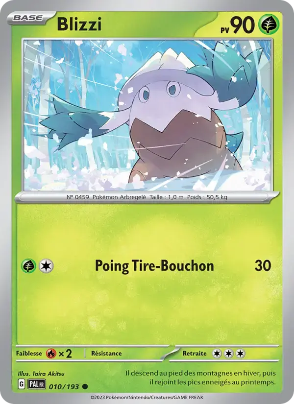 Carte Pokémon Blizzi #010 — Évolutions à Paldea