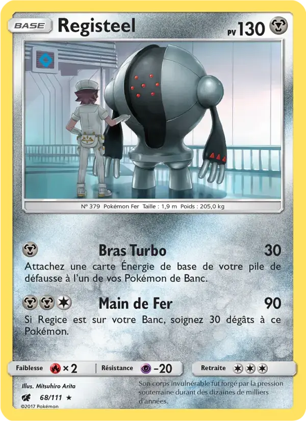 Carte Pokémon Registeel #68 — Invasion Carmin