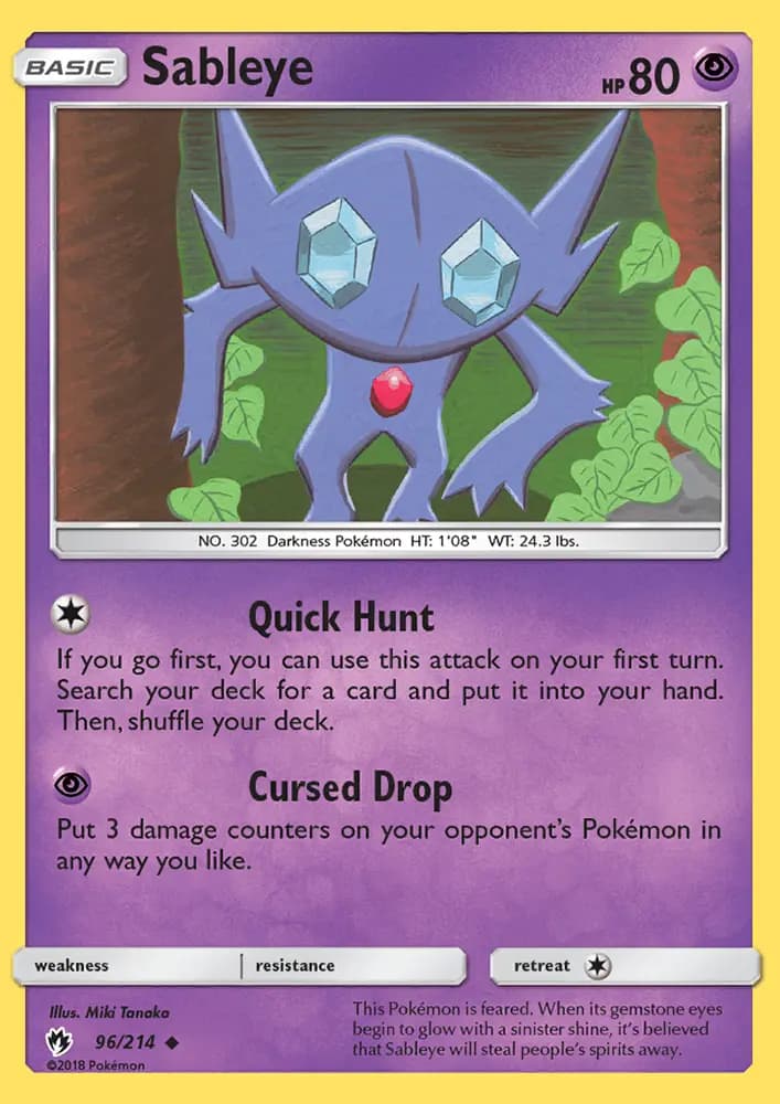 Sableye #96 — Lost Thunder