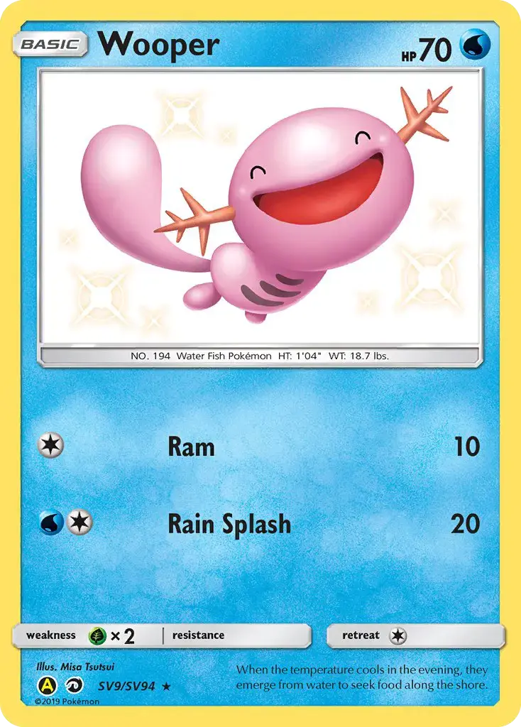 Wooper #SV9 — Hidden Fates