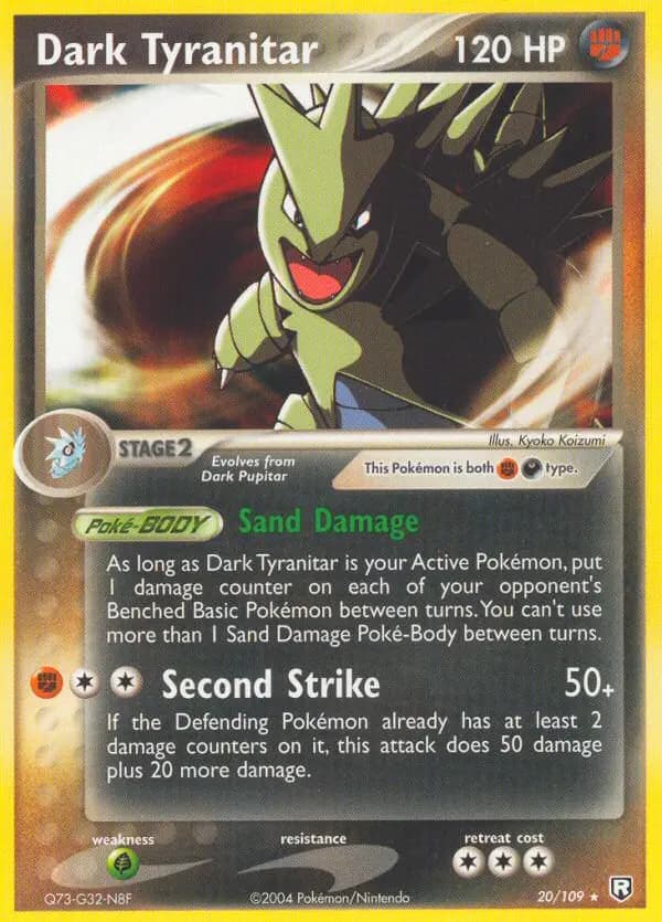Dark Tyranitar #20 — EX Team Rocket Returns