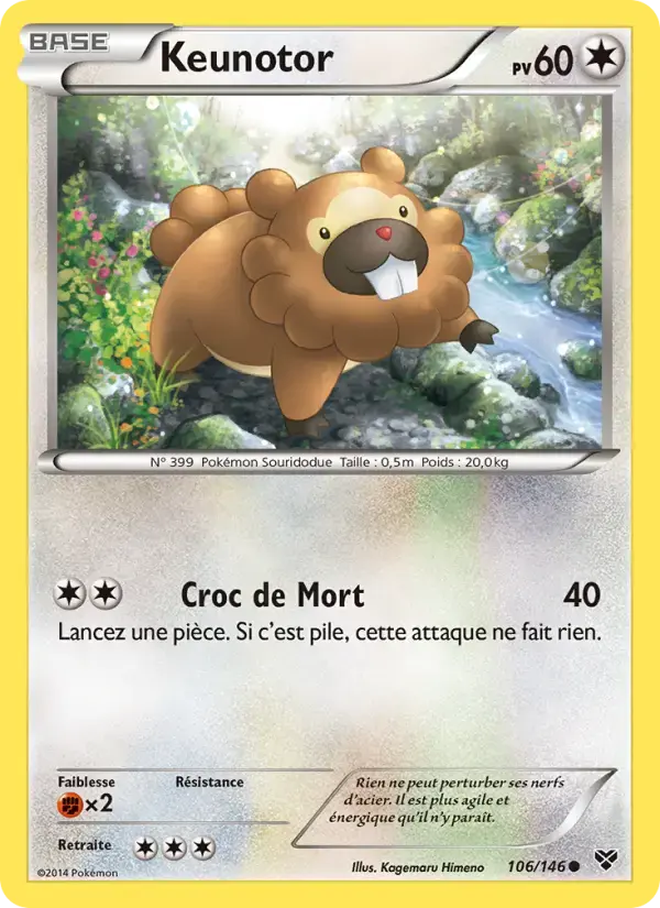 Carte Pokémon Keunotor #106 — XY
