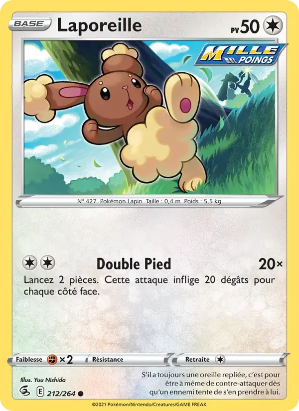 Carte Pokémon Laporeille #212 — Poing de Fusion