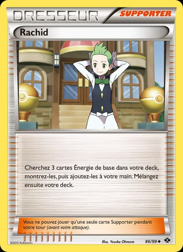 Carte Pokémon Rachid #86 — Destinées Futures