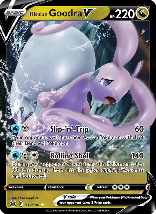 Hisuian Goodra V #135 — Lost Origin